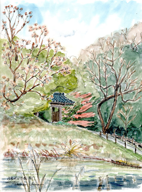 佐倉城址公園・裏門